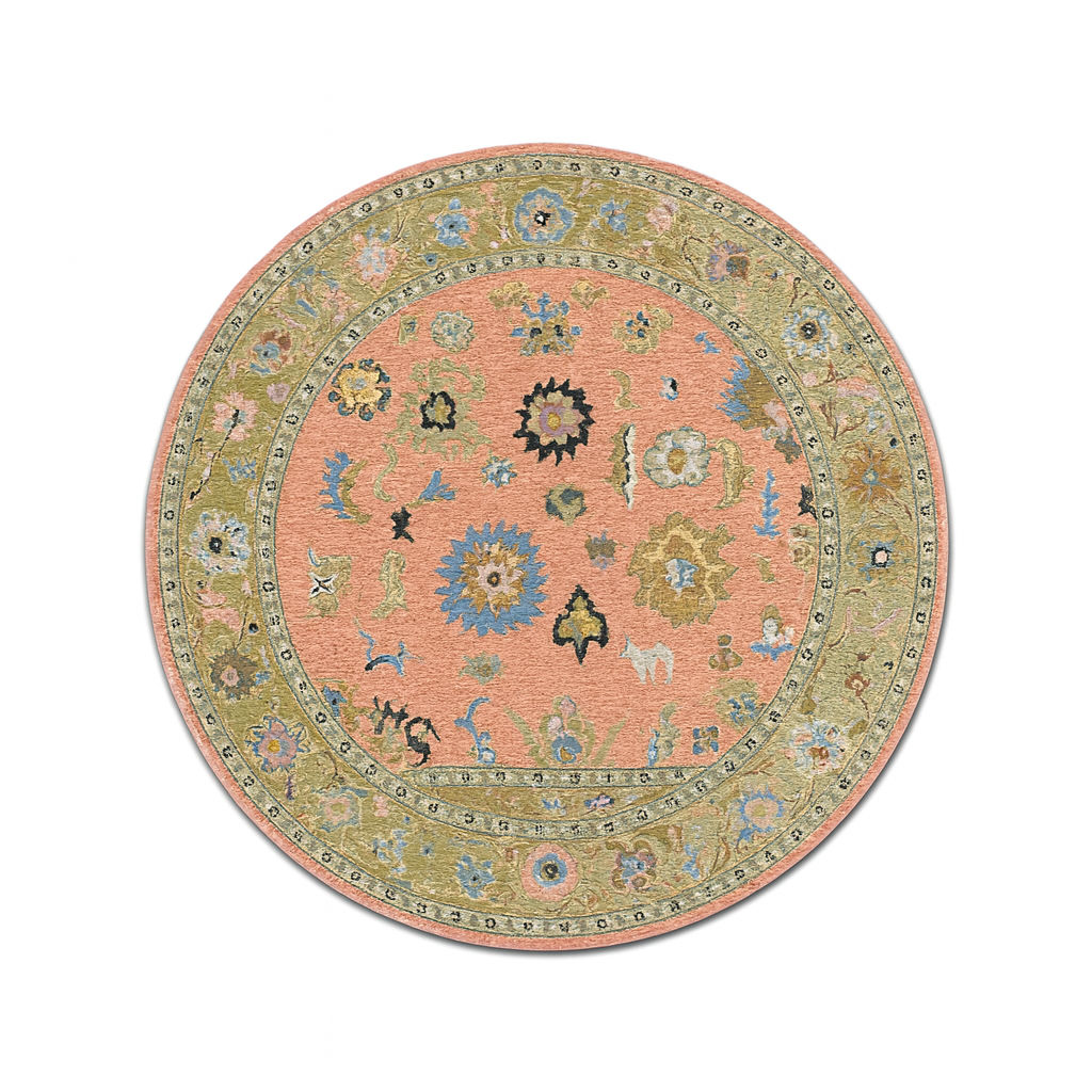NERAVELA - Hand Knotted Oushak Carpet